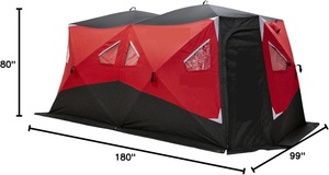 Xách tay pop-up Ice câu cá nơi trú ẩn, stormshield cách điện vải, không có chuyến đi cửa, bền Hub thiết kế - Product Image 6