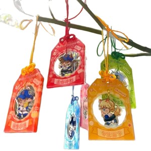 Pendentif amulette en acrylique Zhihong, porte-clés transparent personnalisé avec motif de fenêtre teintée, idéal pour un cadeau - Product Image 5