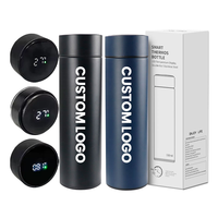 Termo Electrónico OEM con Pantalla LED Digital de Temperatura, Acero Inoxidable, Capacidad de 350-1000 ml, 12-24 Horas de Aislamiento Térmico para el Hogar