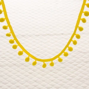 Nhà Máy bán hàng trực tiếp Chất lượng cao Pompom tua <span class=keywords><strong>Polyester</strong></span> Pom Pom ren TRIM rìa - Product Image 4