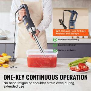 Batidora Homogeneizadora Eléctrica Comercial para Alimentos, Mezcladora Manual, Equipo de Cocina con Motor Central para Agitar, Capacidad de 5-100L - Product Image 4