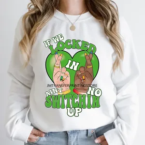 Colorido si nos encerramos en Aint No Switchin Up <span class=keywords><strong>citas</strong></span> amante Streetwear mujeres jóvenes adolescentes niñas DTF transferencia pegatinas para ropa - Product Image 1