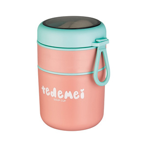 Recipiente Térmico de Acero Inoxidable 304 para Mujer, para Sopa, Almuerzo, Almacenamiento, Calentador Portátil, Redondo, para Alimentos, Termo Aislado, Contenedor Refrigerador - Product Image 5