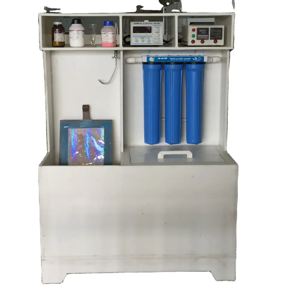 Offre Spéciale automatique de placage de plaque de nickel Machine d'électroformage de cale Machine de fabrication de plaque de nickel d'hologramme