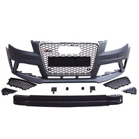Auto Bumper Voor Audi A4 S4 Voorbumper Met Grill Voor Audi A4 S4 B8 Auto Bodykit Voor Audi A4 s4 Bumper 2008 2009 2010 2011 2012