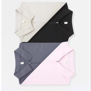 เสื้อกอล์ฟแขนสั้นผู้ชาย ผ้าไนลอนแห้งเร็ว ต้านเชื้อแบคทีเรีย 7A คุณภาพสูง ปักลายอย่างดี ทอแบบถัก ทึบเนื้อผ้า ใส่สบาย - Product Image 2