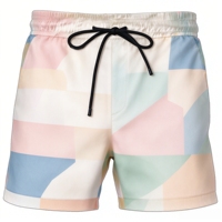 Shorts de jogging personnalisés en 1 pièce, OEM, poids lourd, imprimé camouflage, broderie logo 3D pour hommes