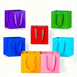 Custom Printing <b>White</b> Brown Handle Shopping Recycled Food Wholesale Kraft <b>Paper</b> <b>Bags</b> with Your Own logo - Product Image 4