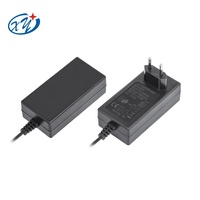 Adaptateur secteur CA/CC haute efficacité 72W avec prise européenne 24V 3A LED connexion enfichable d'alimentation