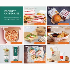 Embalaje de comida rápida Cajas desechables para llevar de comida caliente Caja de <span class=keywords><strong>Togo</strong></span> para sándwich de grado alimenticio - Product Image 5