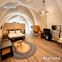 RAXDOME Tente de luxe pour glamping en safari, forme de cocon, pour hôtel-resort éco-responsable