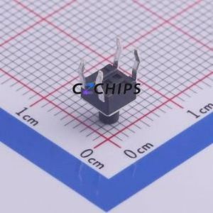 TS-1009-05526 Tactile Switch Through hole-4P,4.5x4.5mm Switch Single Pole Single Throw Round Button Through Hole 4.5mm - Product Image 2