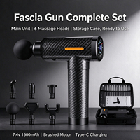 Pistolet de massage professionnel avec logo personnalisé, écran LCD, 30 vitesses, massage profond des tissus, pistolet de massage manuel