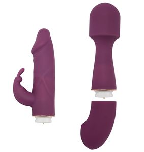 Set Vibratore USB 4-in-1 con Controllo Manuale, Progettato per l'Orgasmo Femminile - Product Image 2