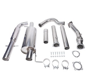 Nuevo tubo de escape de acero inoxidable para VW <span class=keywords><strong>Golf</strong></span> GTi Jetta <span class=keywords><strong>MK4</strong></span> 99-04 1.8L 3 "Turbo Escape trasero Catback 1,8 T con tubo de bajada EH28916 - Product Image 1