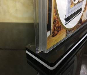 Porte-menu de table à pages tournantes format A6 avec 6 pochettes pour <span class=keywords><strong>restaurant</strong></span> - Product Image 3