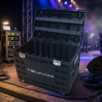 Flight case professionnel en plastique étanche IP65 pour éclairage de scène, robuste et durable, 4 roues, 8U-20U, pour écrans LED, OEM