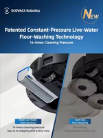 Nuevo Robot Aspirador DEEBOT X9 PRO, Electrodoméstico Inteligente para el Hogar, Autolimpiante, con Mopa de Agua Caliente, LDS, Función Húmedo/Seco