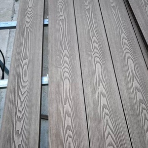 Pavimentazione per Esterni WPC 3D Goffrata a Incastro, Anticorrosione, per Terrazze e Balconi, Pavimenti in Legno-Plastica per Cortili - Product Image 2