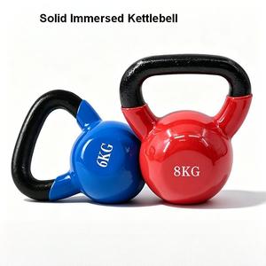 Kettlebells de fitness en fonte revêtues de vinyle antidérapant, prix de gros direct usine - Product Image 1