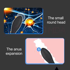 جهاز تحكم عن بعد كهربائي قابل للنفخ 10 سرعةجهاز تحفيز البظر سدادة شرجية هزاز - Product Image 6