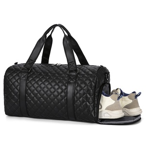Bolso de Hombro con Compartimentos Separados para Artículos Húmedos y Secos, Ideal para Viajes Cortos, Impermeable, de PU - Product Image 1