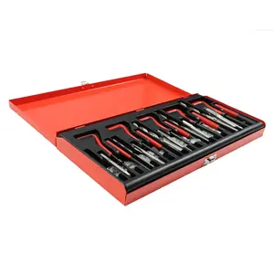 AUTOTOP, juego completo portátil multifuncional, 131 Uds., Kit de inserción de rosca, herramientas de reparación de tornillos y roscas - Product Image 5