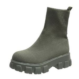 Ladies Classic Colorful Sock Shoes Casual Style <strong>Slip</strong> on Cheap Price Women Fashion Sneakers - Product Image 2
