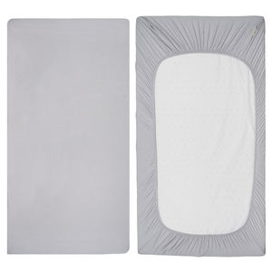 Organic Cotton Soft Fitted Bed Cover Solid Color <strong>Cot</strong> <strong>Sheet</strong> Baby Fitted Crib <strong>Sheet</strong> Portable Playard <strong>Travel</strong> <strong>Sheet</strong> for Baby Crib - Product Image 3