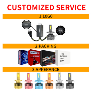 A130 Faros delanteros LED de alta potencia para automóviles Impermeable SUV/Iluminación para camiones 6500K Blanco brillante Clasificación IP67 - Product Image 6
