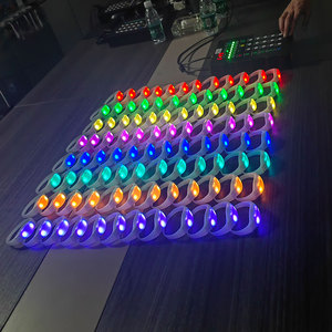 Pulseras con luz <span class=keywords><strong>Led</strong></span> âm nhạc bằng giọng nói kích hoạt <span class=keywords><strong>LED</strong></span> vòng đeo tay DMX điều khiển Glow <span class=keywords><strong>Led</strong></span> dây đeo cổ tay cho sự kiện thể thao - Product Image 2