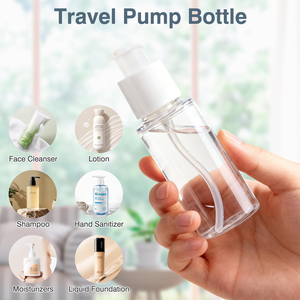 Botella de Spray Cosmética Transparente de PET con Tapa, Botella para Loción de 150ml/100ml/120ml, Cabezal de Spray de Plástico Blanco, Cabezal para Emulsión - Product Image 5