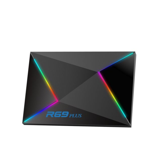Android 14 1000M Lan R69 Plus Allwiner H728 Octa Core Voice Remote TV Box 2G 4G RAM 16G 32G 64G ROM WiFi 6 4k Smart Set-Top Box
