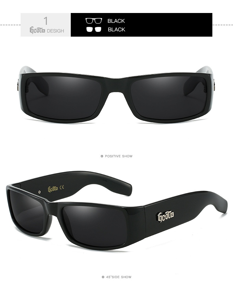 Gcotx G662 Trendy Chicano Gangster Style Narrow Sunglasses