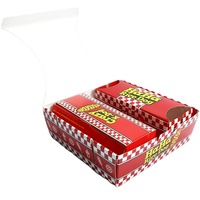 Boîtes d'emballage alimentaire personnalisées avec logo pour poulet frit et hot-dogs - Carton blanc recyclé écologique biodégradable, taille personnalisée