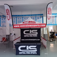 10x10 Promotion personnalisée salon commercial tente à baldaquin extérieure en aluminium tente pliante tente popup