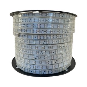 SMD5050 <span class=keywords><strong>RGB</strong></span> đôi hàng Flex LED Strip 220V 96leds/M 4pin IP67 không thấm nước 100 m/cuộn ngoài trời độ sáng cao cho sử dụng thương mại - Product Image 2