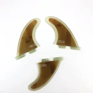 High Quality Half Carbon Bamboo Surfboard Fins Surfing Fins