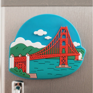 Tùy Chỉnh 2D 3D PVC Tủ Lạnh Hình Dạng Tùy Chỉnh Mạnh Mẽ Thân Thiện Với Môi Cho Đất Nước Du Lịch Lưu Niệm Tùy Chỉnh Ref Khuyến Mại Tủ Lạnh - Product Image 4