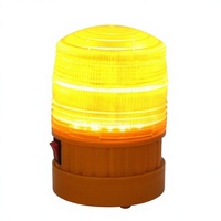 Lampu Peringatan LED Bertenaga Baterai dengan Dudukan Magnetik, Kecerahan Tinggi, Lampu Sinyal Berkedip IP65 untuk Keamanan Jalan