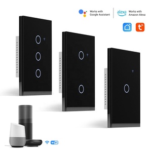 Tempered Glass cảm ứng Bảng điều chỉnh mô-đun chúng tôi tiêu chuẩn tuya nhà thông minh app điều khiển từ xa thông minh Wifi 1 gang điện nhà tường chuyển đổi - Product Image 6