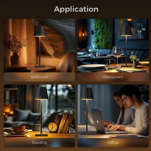 Decorative <strong>LED</strong> Rechargeable Table <strong>Lamps</strong> Cordless Restaurant Home Decor Night Lights Portable Touch Battery Desk <strong>Lamp</strong> - Product Image 6