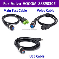 Connecteur ECTA Câble de diagnostic principal de câble OBD-II Vocom 88890304 pour connecteurs de test d'interface d'analyseur de moteur