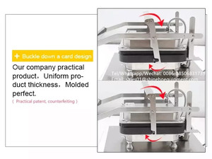 High Quality <strong>Cookmatic</strong> Street Snack Food Tart Press Machine Egg Portugis <strong>Shell</strong> Ice Cream Cone <strong>Maker</strong> with Mold - Product Image 3