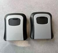 Boîte à clés murale sécurisée avec serrure à combinaison à 4 chiffres, portable, résistante aux intempéries, code réinitialisable, coffre-fort pour clés de maison, boîte de sécurité