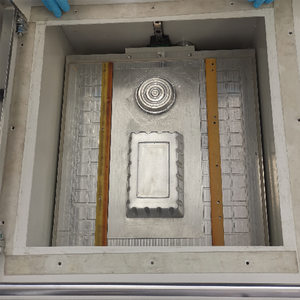 Corian de superficie sólida de chapa automática molde de termoformado de horno de calentamiento de capa de pegar la máquina de formación al vacío - Product Image 5