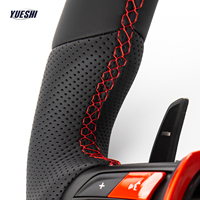 Nouveau volant sport en cuir avec garniture rouge pour les séries 1/2/3/5/E/F E90/E91/E92/E93/E70/E71/E12/E53/E89/E84/E81/E87/E82/E88