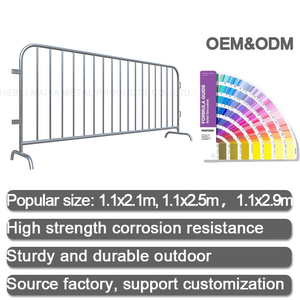 מפעל חם מכירה מגולוון פלדה נייד תנועה גדר בטיחות קהל שליטה הולכי רגל - Product Image 2