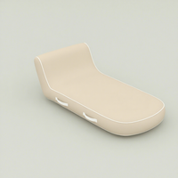 Chaise longue gonflable en PVC, tapis flottant antidérapant, résistant à l'usure, doux et agréable pour la peau, pour piscine, plage, loisirs en plein air