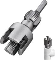 Accessoires de perceuse électrique en acier à grande vitesse de CR-V de dureté élevée pour l'outil de filetage de tuyau de filetage de tuyau avec adaptateur
